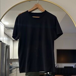 lululemon athletica Black Short-Sleeve Crew Tee